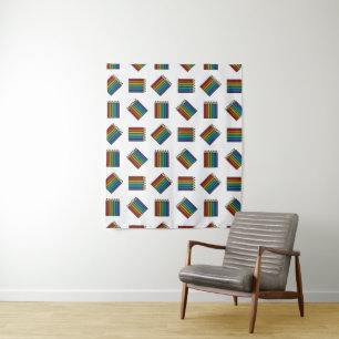 Rainbow Colouring Pencils Tapestry