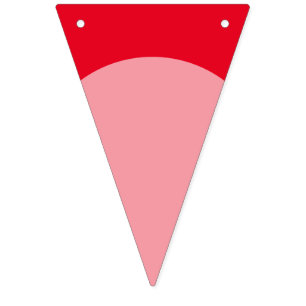 RAINBOW colours & a round button + your ideas Bunting Flags