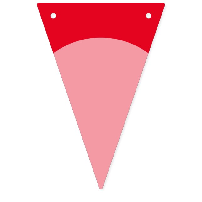 RAINBOW colours & a round button + your ideas Bunting Flags (First Flag)