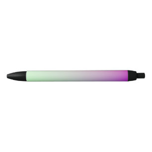 Rainbow Colours Abstract Art Black Ink Pen