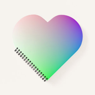 Rainbow Colours Abstract Art Notebook