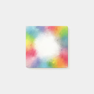 Rainbow Colours Blank Custom Yellow Orange Pink Re Post-it Notes
