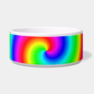 Rainbow Colours. Bright and Colourful Spiral.