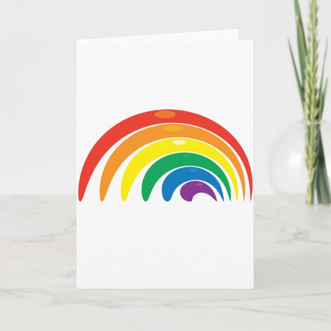 Rainbow Colours Card (Front)