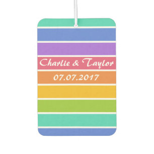 Rainbow Colours custom air freshner Car Air Freshener