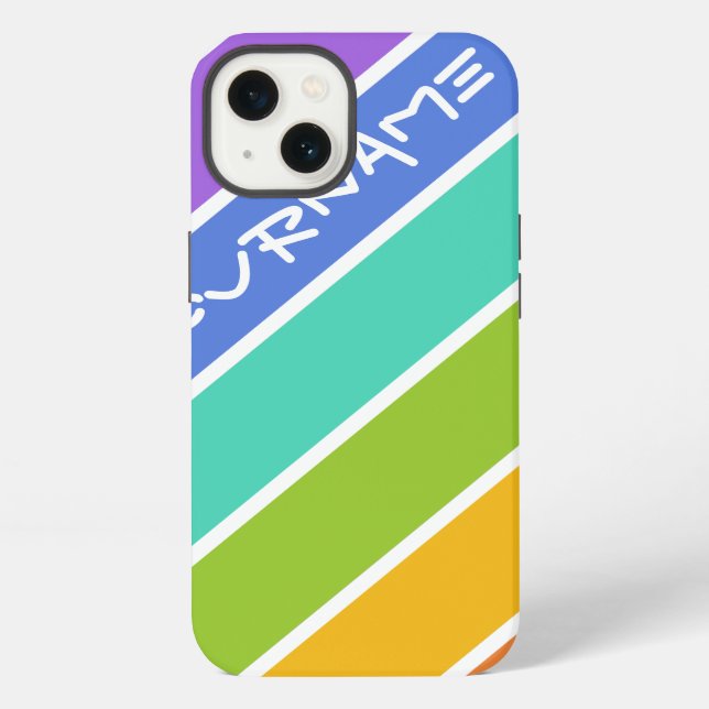 Rainbow Colours custom cases (Back)