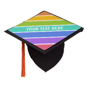 Rainbow Colours custom tassel topper