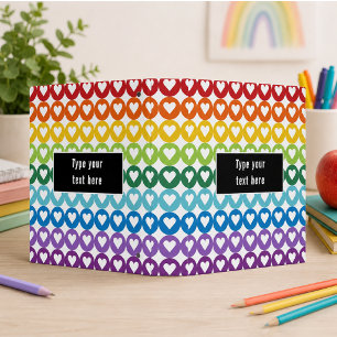 Rainbow Colours    Cute Back to School Binder