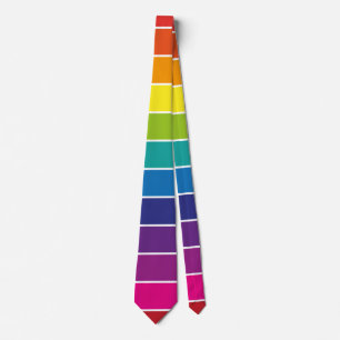Rainbow Colours Design  Tie