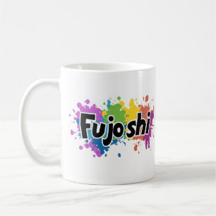 Rainbow Colours Fujoshi Slogan Coffee Mug