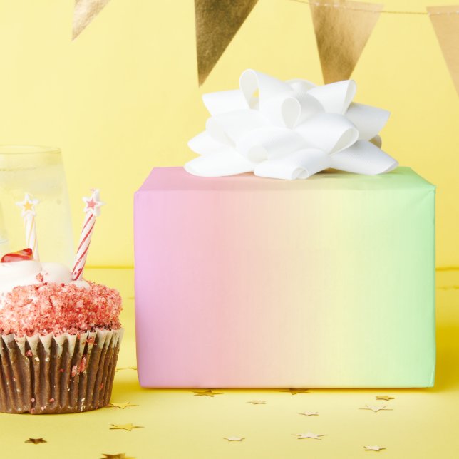 Rainbow Colours Gift Wrapping Paper (Birthday Party)