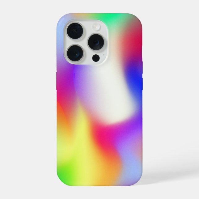 Rainbow colours gradient  iPhone case (Back)