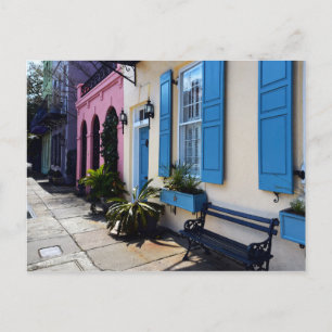 Rainbow Colours in Charleston, South Carolina Postcard