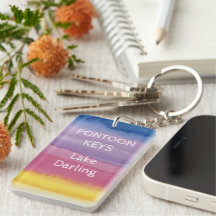 Rainbow Colours Keychain Lake Living