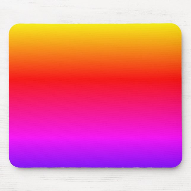 Rainbow Colours Mouse Pad (Front)