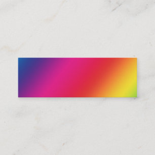 Rainbow Colours Profile Card