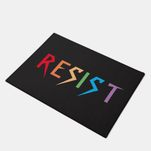 Rainbow Colours Resist Door Mat