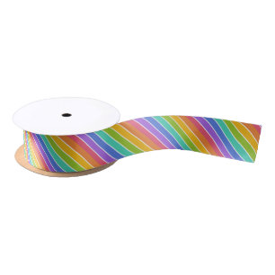 Rainbow Colours ribbon Satin Ribbon