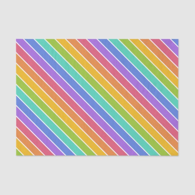 Rainbow Colours tissue paper (Front)