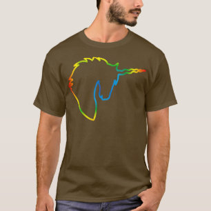 rainbow colours unicorn 11 T-Shirt