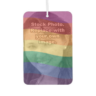 Rainbow Colours Your Photo Air Freshener