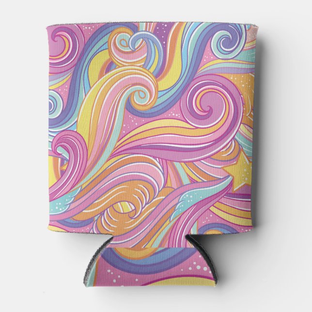 Rainbow Comet: Magical Dreamy Sky. Can Cooler (Front)