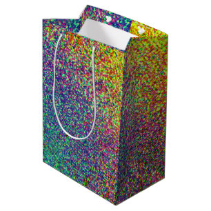 Rainbow Confetti Medium Gift Bag