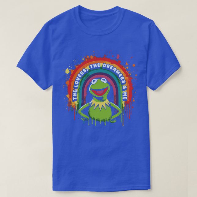 Rainbow Connection Kermit Fan Art T-Shirt (Design Front)