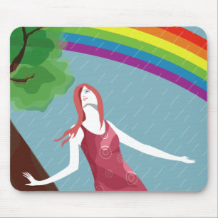 Rainbow Connection Mouse Pad