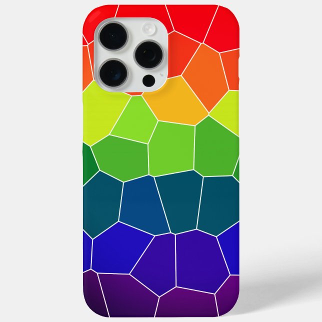 Rainbow COOL Pattern Case-Mate iPhone Case (Back)
