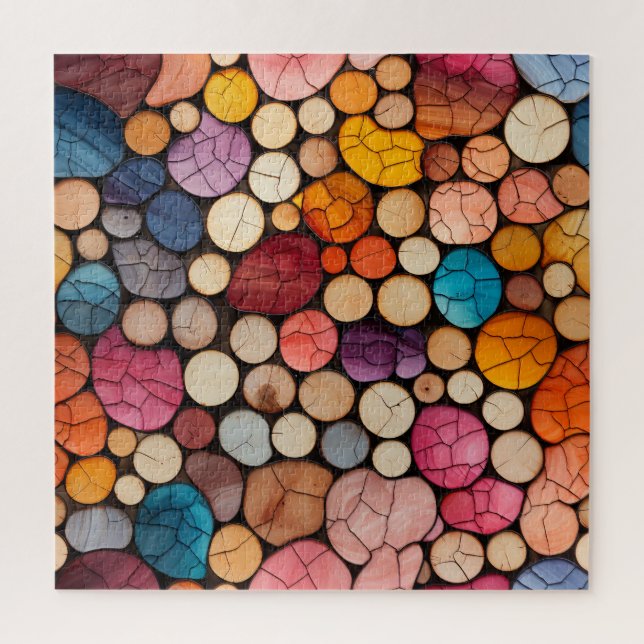 Rainbow Cork Puzzle (Vertical)