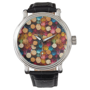 Rainbow Cork Watch