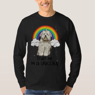Rainbow Coton De Tulear Trust Me I'm A Unicorn Dog T-Shirt