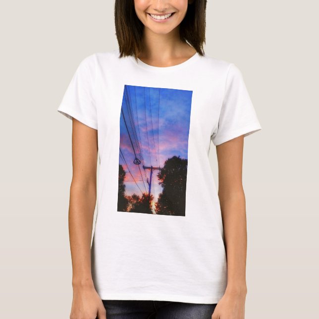 Rainbow Cotton Candy Sky T-Shirt (Front)