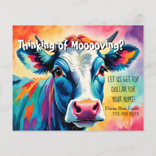 Rainbow Cow Real Estate Referral marketing Flyer