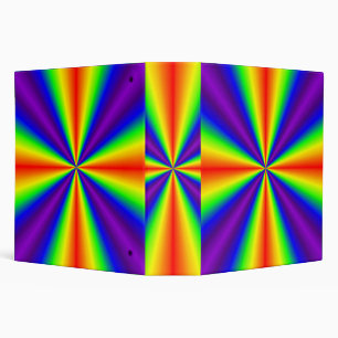 Rainbow Cross 3 Ring Binder