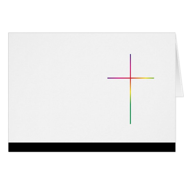 Rainbow cross minimal (Front Horizontal)