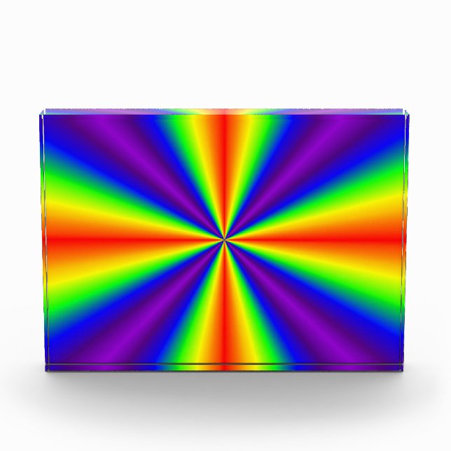 Rainbow Cross Photo Block (Front)