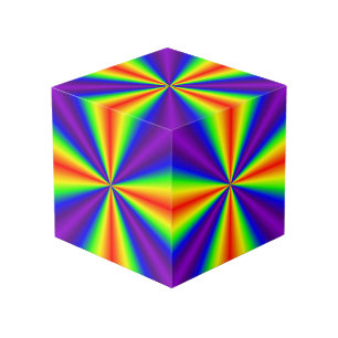 Rainbow Cross Photo Cube