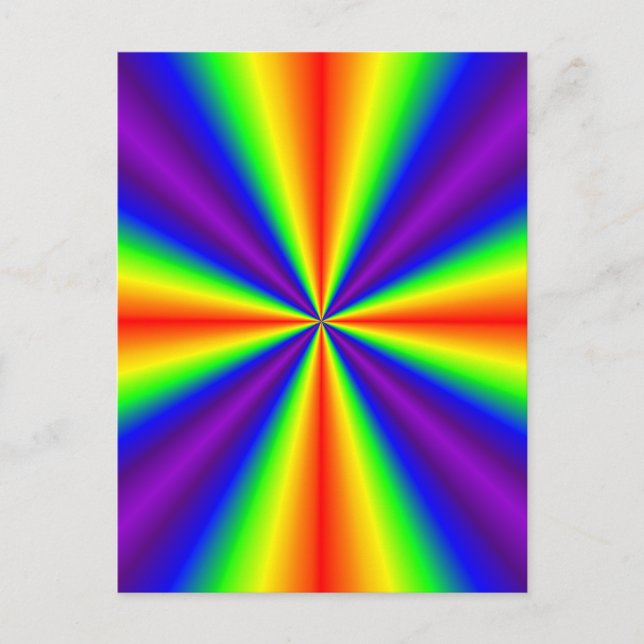 Rainbow Cross Postcard (Front)