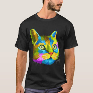 Rainbow Cut Cat T-Shirt
