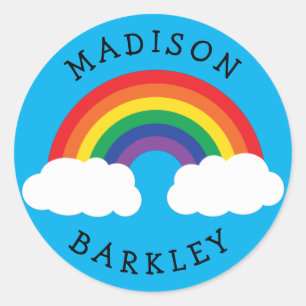 Rainbow Cute Kids Envelope Seal Stickers