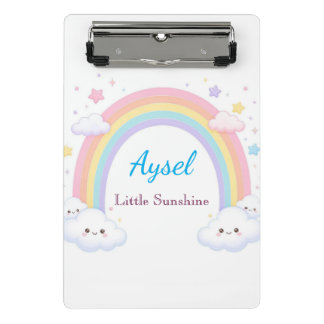 Rainbow Cute Kids Sticker 🌈 Mini Clipboard