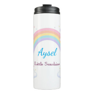 Rainbow Cute Kids Sticker 🌈 Thermal Tumbler