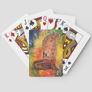 Rainbow Cuttlefish Playing Cards