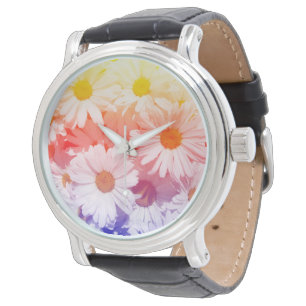 Rainbow Daisies Watch