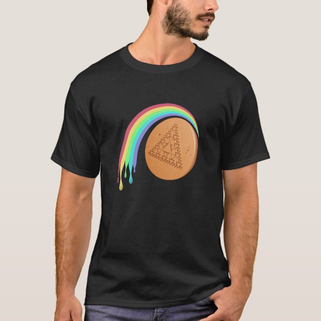 Rainbow Dalgona Candy Men’s T-Shirt (Front)