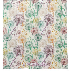 Rainbow Dandelion Breeze – Whimsical Floral