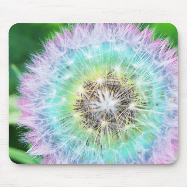 Rainbow Dandelion Mousepad (Front)
