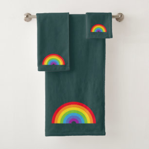 Rainbow dark blue Towel